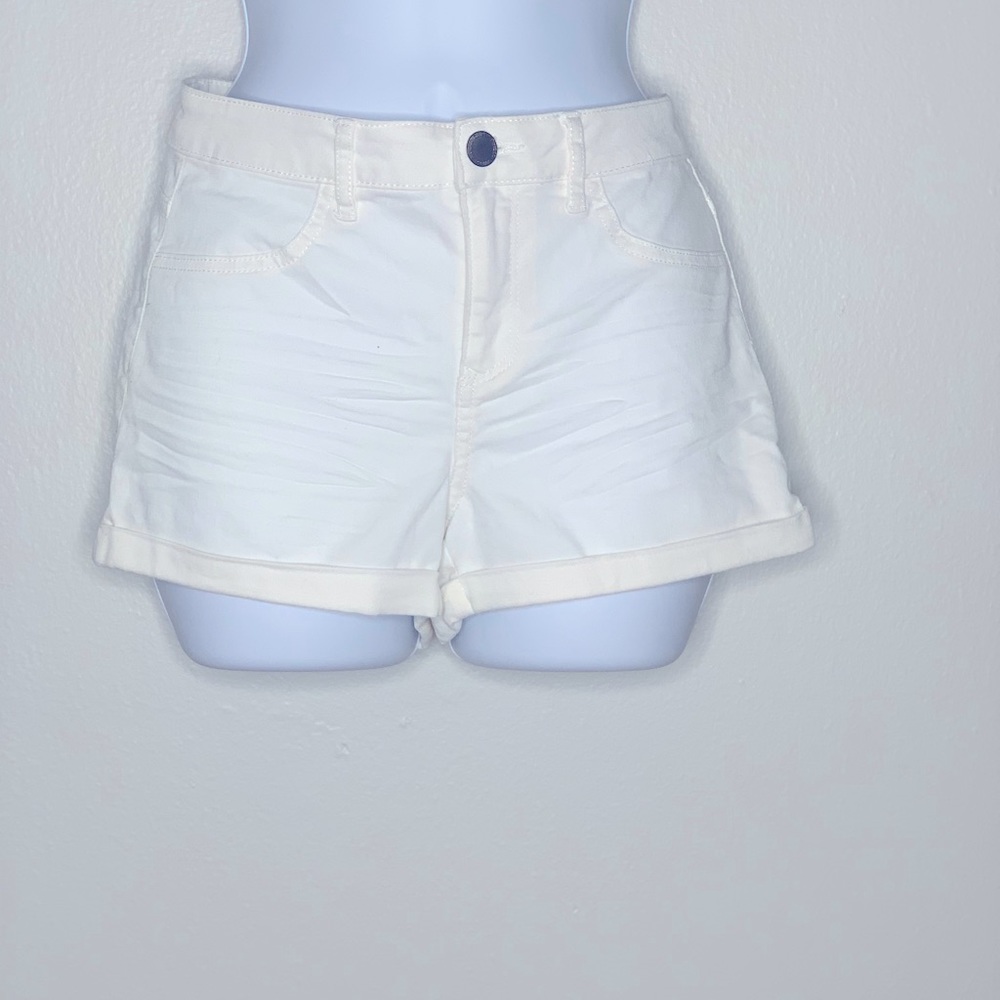 White H&M shorts